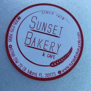 SUNSET BAKERY