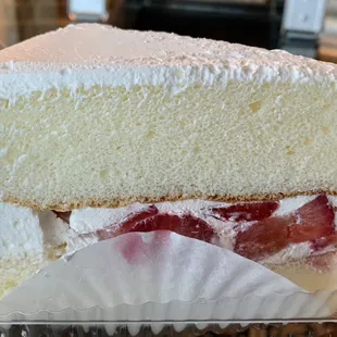 Strawberry Sliced Cake ($3.70)- 3/5 stars