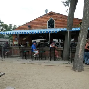 people sitting at the bar