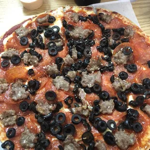 Amazing pizza, half price on Wednesday's!