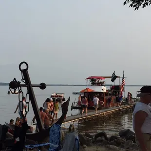 Boat parking even for house boats!