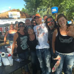 Meeting up with some friends makes it even better.