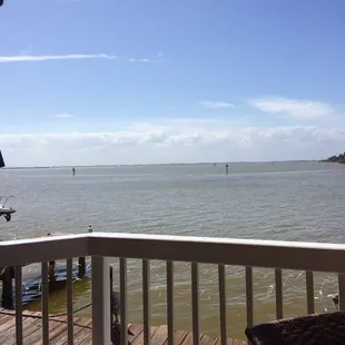 View from our table -- bring sunglasses!