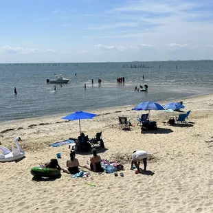 Did you know you can bring your boat right up to the beach and come to the restaurant?  Pull up, throw your anchor, and come on in!