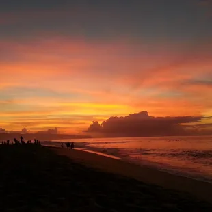 The sunset tonight. Thanksgiving night 2013