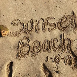 Sunset Beach!