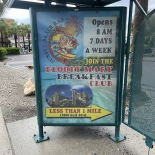 Serving bloody Mary's and more at 8am, 365 days a year!