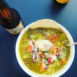 Chicken Pozole Verde!