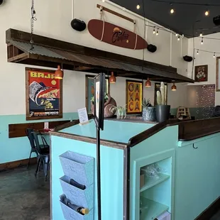 Interior seating area