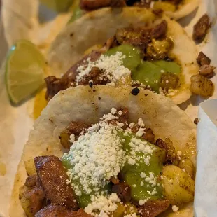 Al pastor tacos plate w/3 tacos