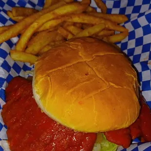 Buffalo chicken sandwich