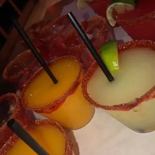 Margaritas and Mexican candy shots