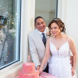 The cake was included in the package! It sooo good! Very moist.. we chose chocolate cake!  Shout out to "cake design"