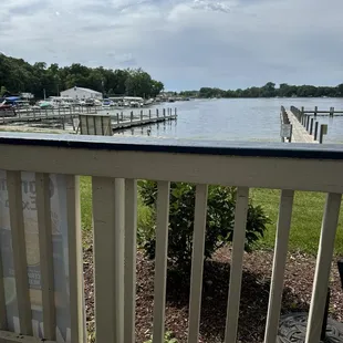 Our view from our table!