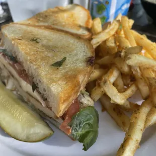 Chicken caprese sandwich