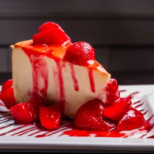 Add strawberries to your cheesecake!