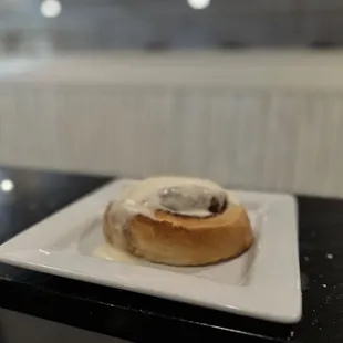 Now serving homemade cinnamon rolls! Come get yours today!