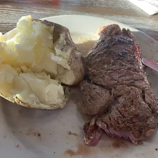 Steak tasted steamed and not tender