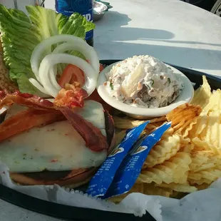 Fried Bologna Sandwich