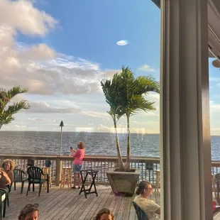View from table