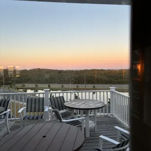 Inside view of the sunset