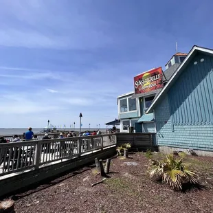 Patio and side of restaurant