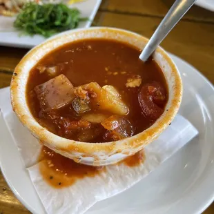 Minorcan Conch Chowder absolutely amazing!