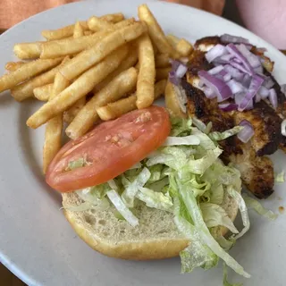 Fresh Grouper Sandwich