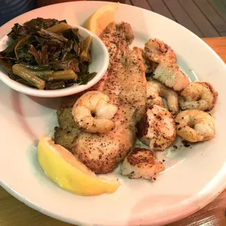Grilled, Blackened or Fried Seafood Combo