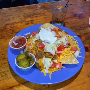 Beef nachos