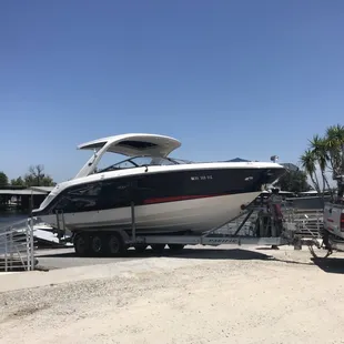 Double wide launch ramp