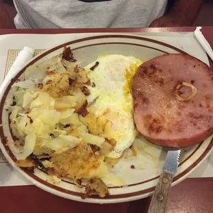 Potatoes, eggs, &amp; ham