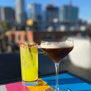 Delicious cocktails and excellent view.