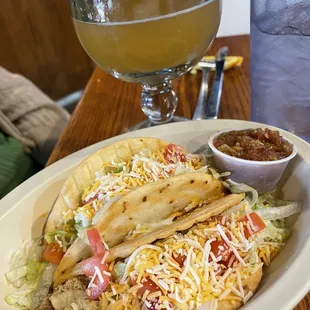 chicken tacos on white