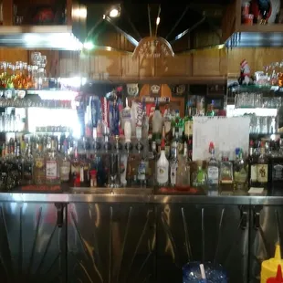 Good selection of liquor as well