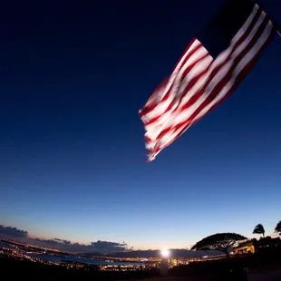 View from the flag pole.