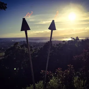 Nearing sunset at where else?!?! Sunset Lanai of course.