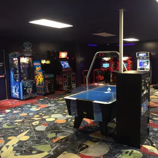 Arcade inside the bowling alley
