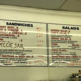 Small but quality menu.