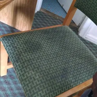 The desk chair in our room