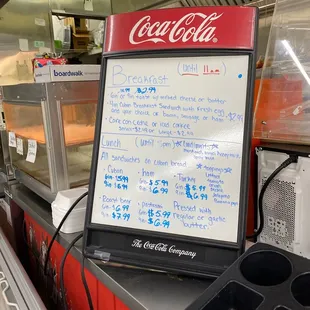 a coca cola sign