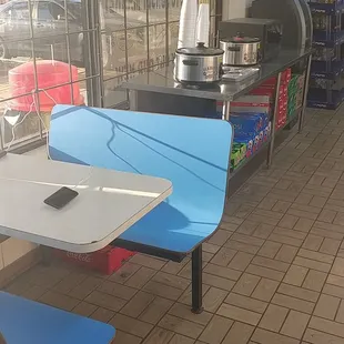 Sit down area