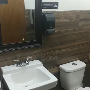 Clean and presentable restrooms