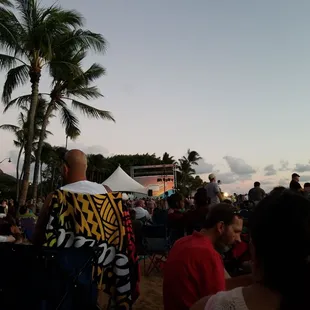 In a sea of people, find a spot and enjoy the show!