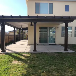 When you want to go around the house with a patio cover that compliments the house &amp; backyard.
