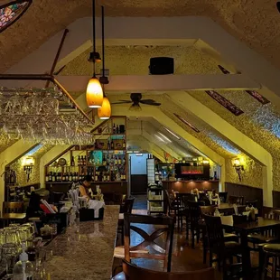 the interior of a restaurant