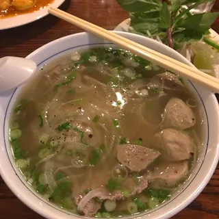 19. Rare and Meatball Pho