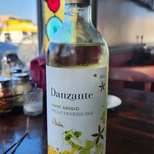 Danzante Italian Pinot Grigio wine - great