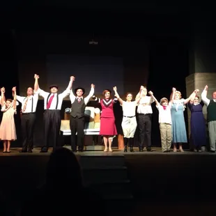 Interesting show. Very challenging from a technical viewpoint. Great Bonnie. Great Blanche. Great costumes and hair. 10/2/15.