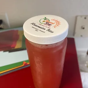 Watermelon bliss juice Watermelon pineapple and mint (seasonal item)
